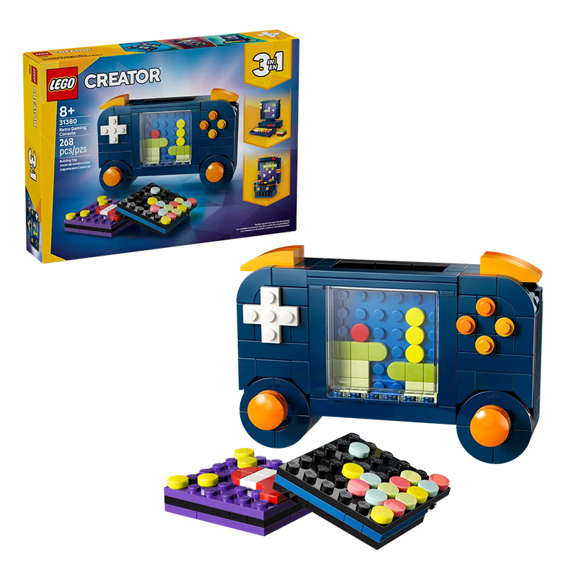 Retro Gaming Console - 레고 크리에이터 3in1 빌딩 블록 LG-31380