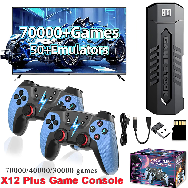 Retro Gaming Tv - X2 레트로 게임 스틱 128GB 70000/30000+
