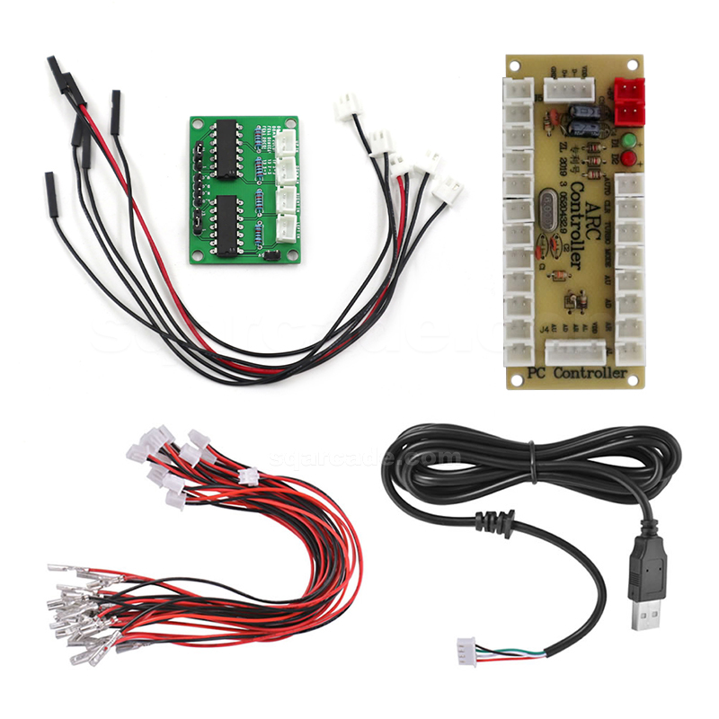 Arcade Button Kit - 모든 버튼 히트박스 스타일 아케이드 조이스틱