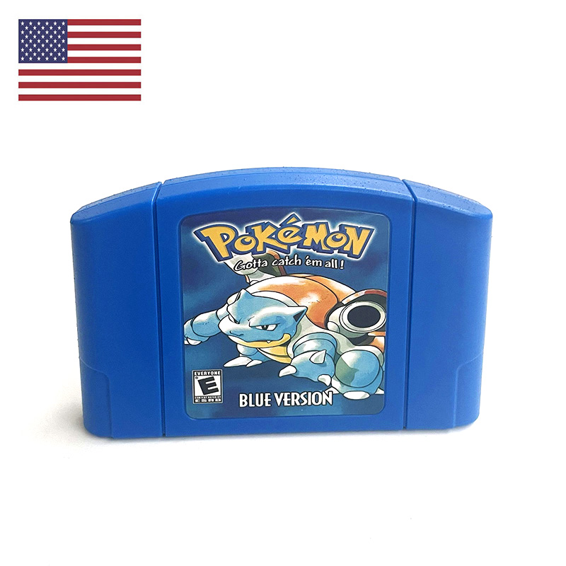 Retro Gaming N64 - 미국 NTSC 버전 영어판 포켓몬 블루