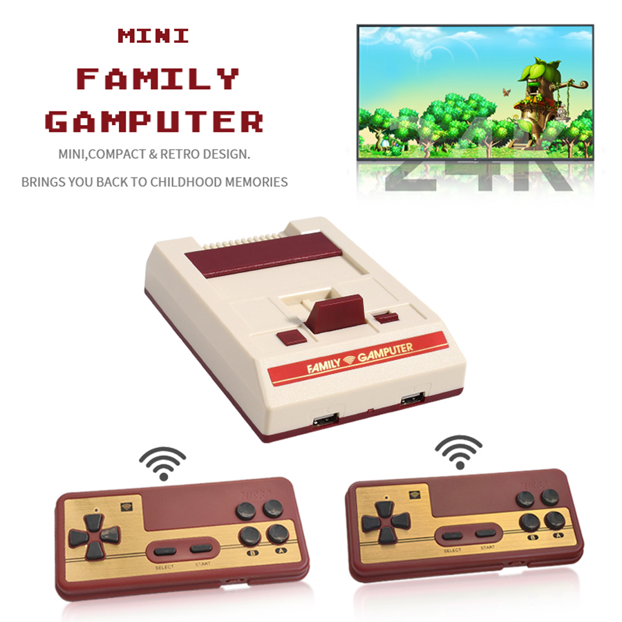 Retro Gaming Tv - 미니 TV 비디오 휴대용 게임 콘솔,