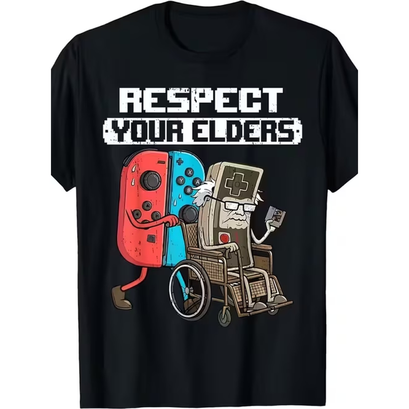 Retro Gaming T Shirts - 남성용 패턴 티셔츠 테마 엘더스 편안한