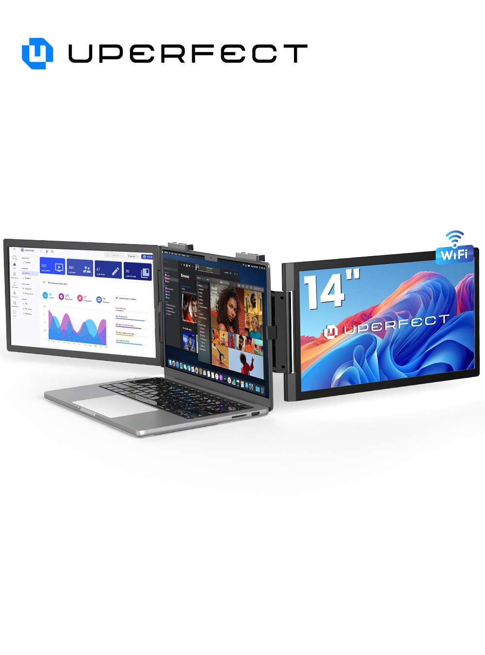 Crt Monitor Stand - UPERFECT UFree Z14 Pro 무선 트리플