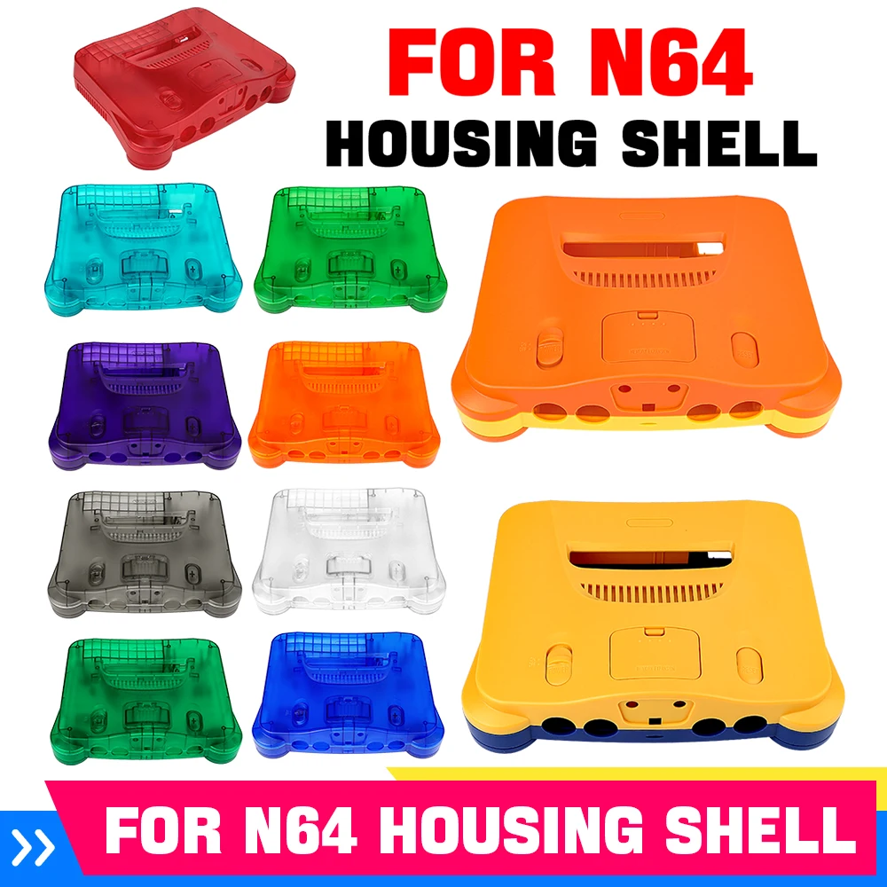 Retro Gaming N64 - 11가지 색상의 N64 게임 콘솔용 교체