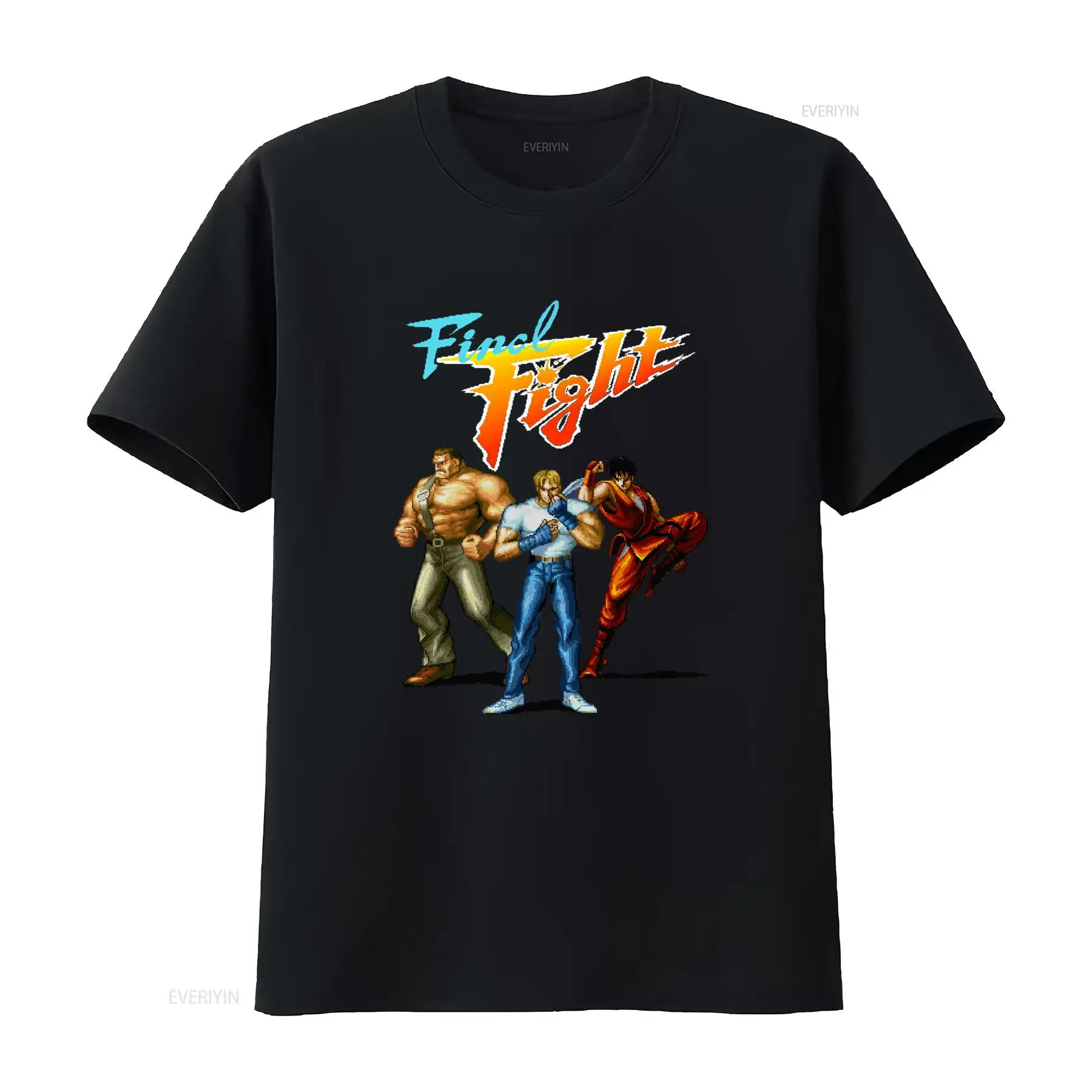 Retro Gaming T Shirts - 레트로 SNES 아케이드 파이널 파이트 박스