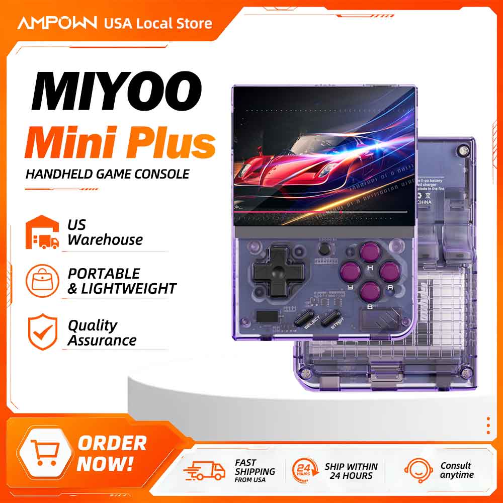 Retro Gaming Devices - 미유 미니+ 레트로 휴대용 게임기 3.5인치