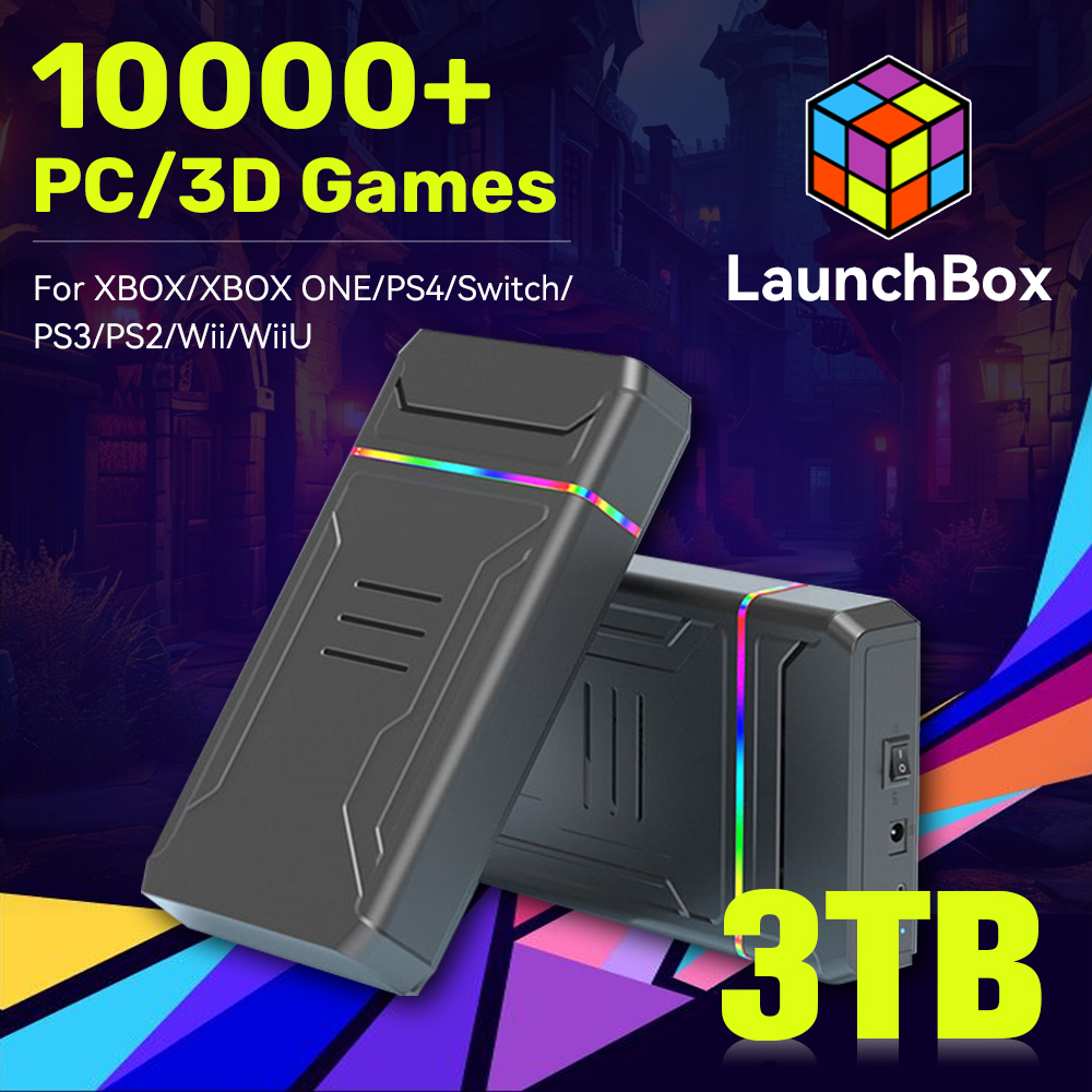 Retro Gaming Devices - JMachen Launchbox 게임용 HDD 비디오 게임