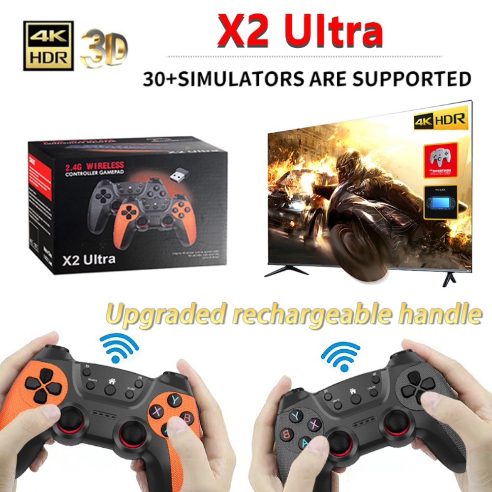 Retro Gaming Devices - X2 울트라 레트로 게임 스틱 4K,