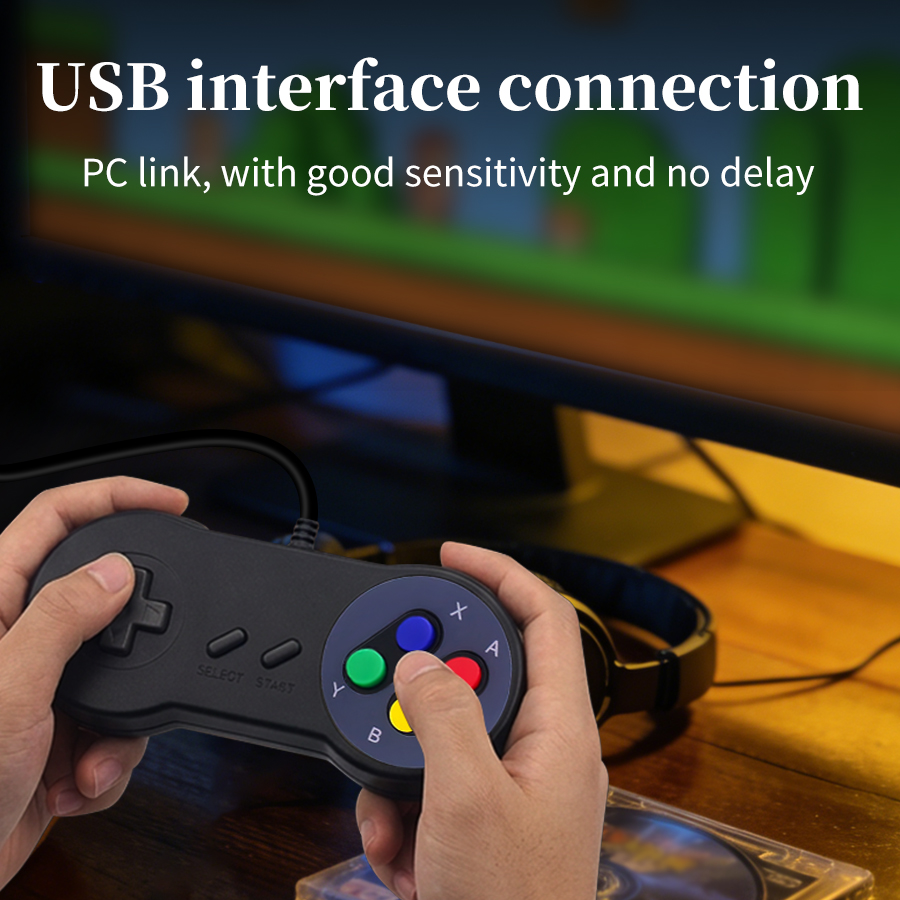 1-2개 SNES USB 컨트롤러 PC Mac용 레트로 - Retro Gaming Raspberry Pi 5 리뷰 및 가격