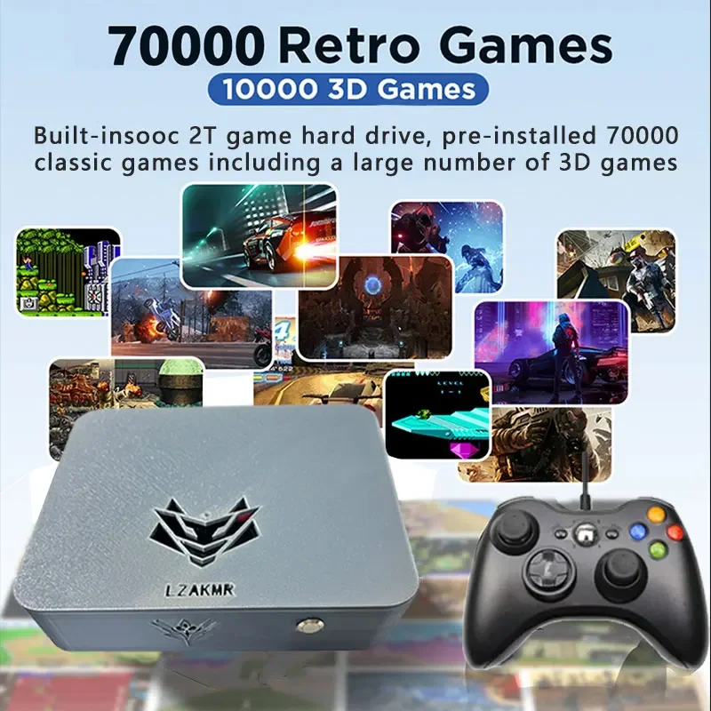 듀얼 시스템 AK1 프로 게임 박스 70000+게임 8 - Retro Gaming Tv 리뷰 및 가격