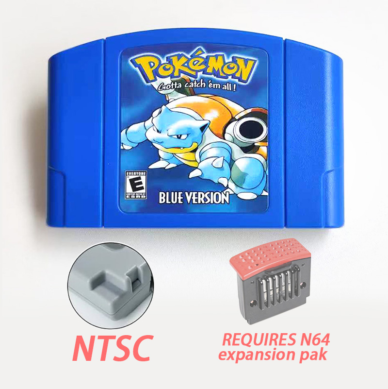 미국 NTSC 버전 영어판 포켓몬 블루 N64 레트로  - Retro Gaming N64 리뷰 및 가격