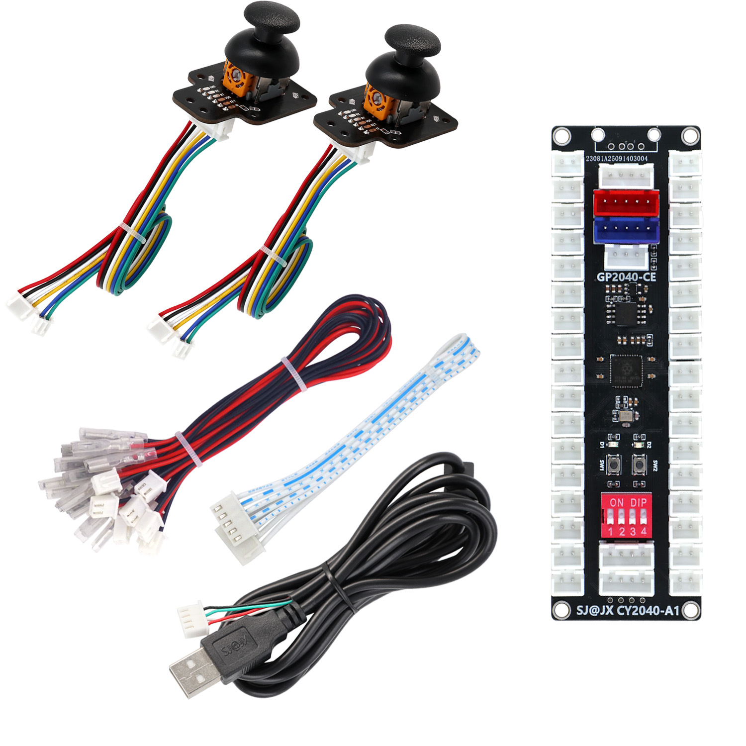 SJ@JX 아케이드 컨트롤러 조이스틱 버튼 키트 RP2 - Arcade Button Kit 리뷰 및 가격
