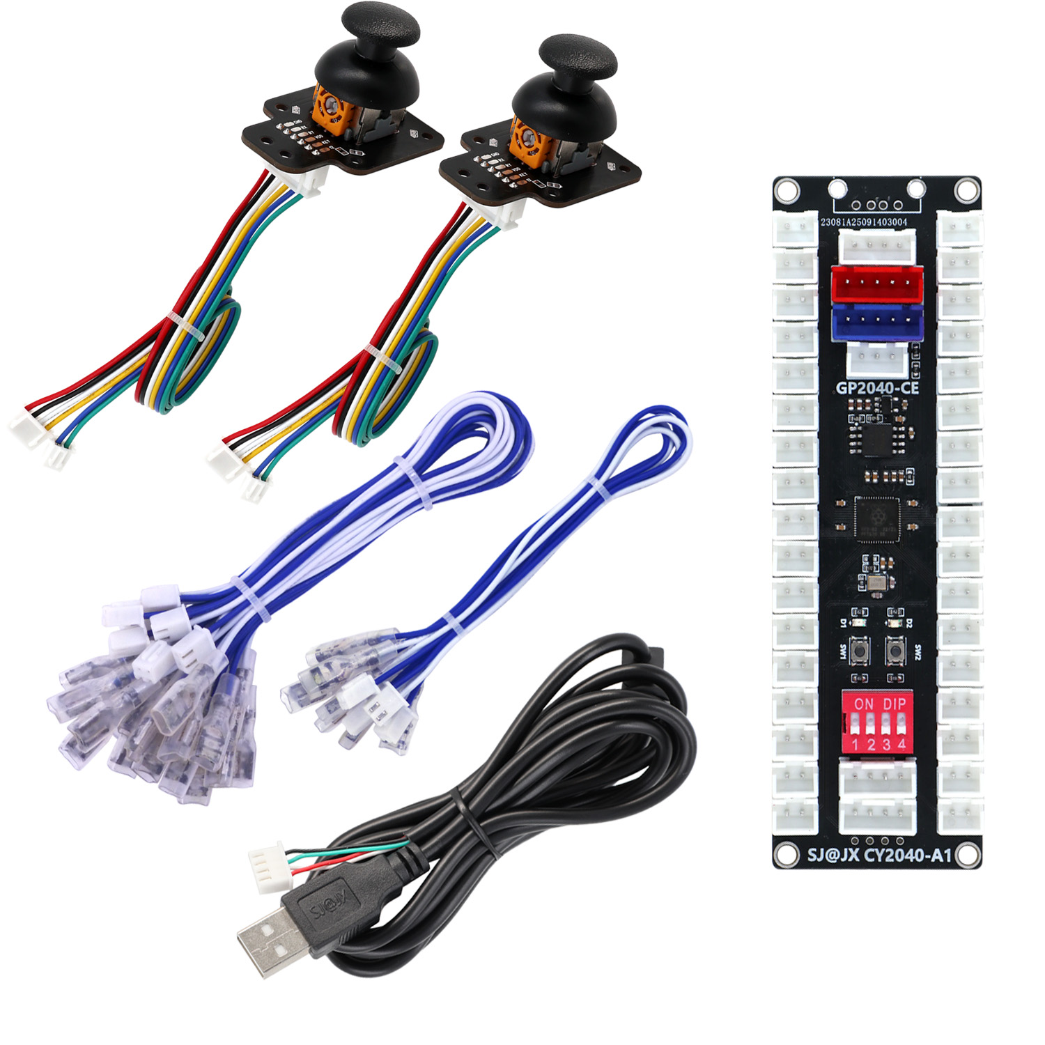 SJ@JX 아케이드 컨트롤러 조이스틱 버튼 키트 RP2 - Arcade Button Kit 리뷰 및 가격