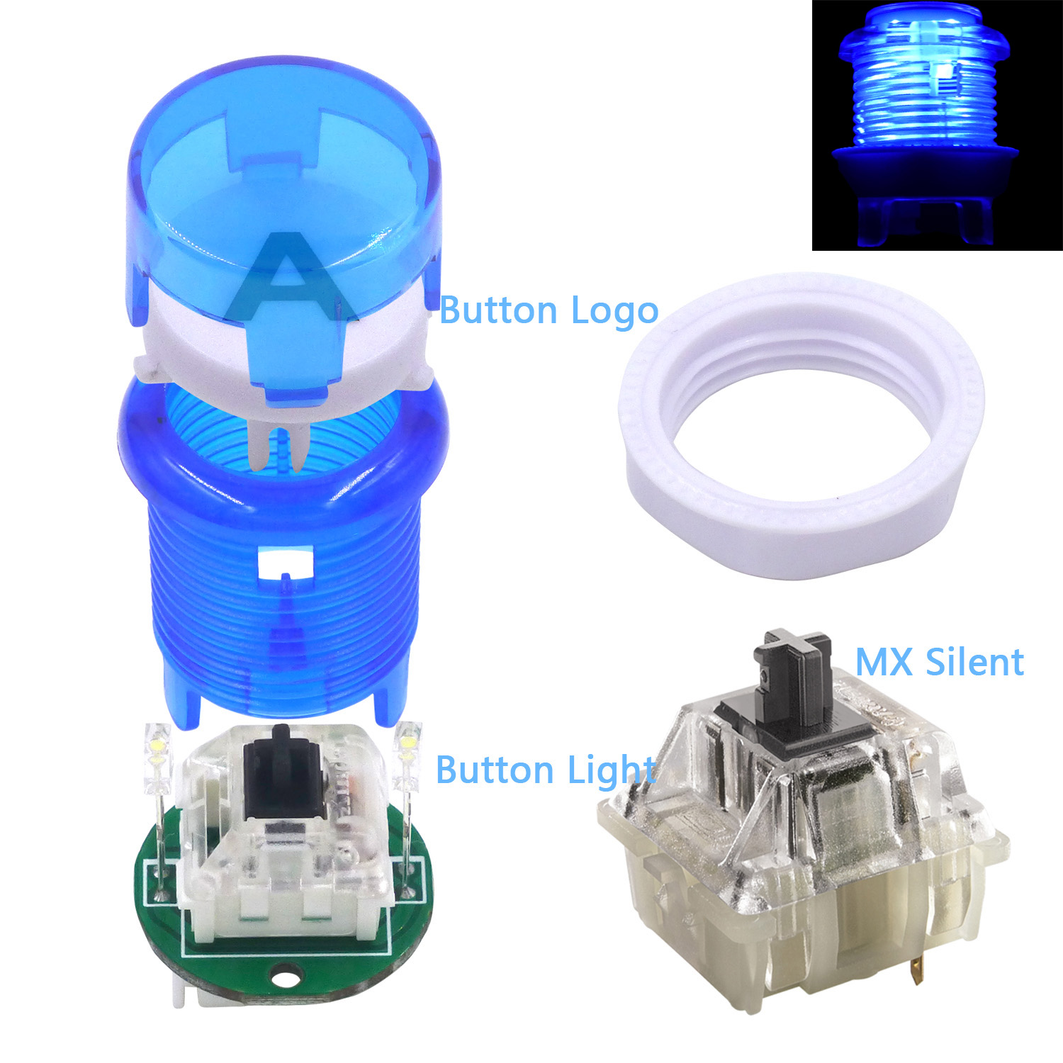 SJ @ JX 아케이드 게임 LED 컨트롤러 USB 인 - Arcade Button Kit 리뷰 및 가격