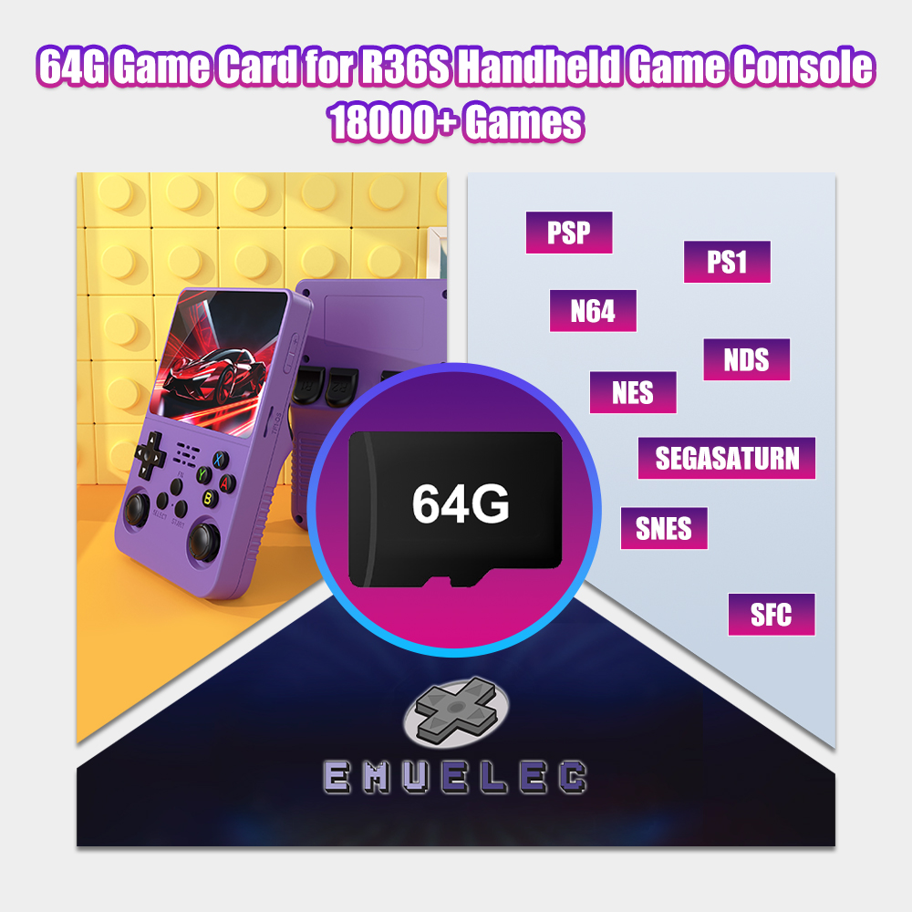 R36S 비디오 레트로 휴대용 게임 콘솔 EmuELEC - Retro Gaming N64 리뷰 및 가격
