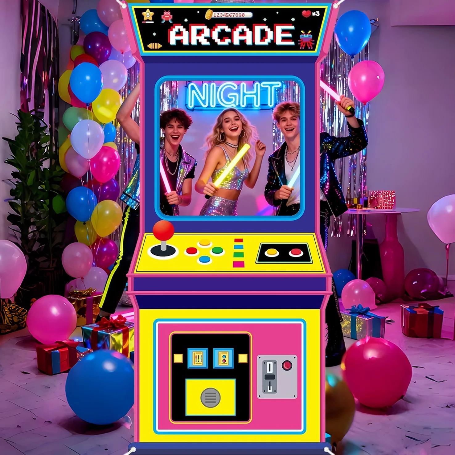 레트로 아케이드 게임기 포토 부스 배경, 80년대 90 - Retro Gaming Cabinet 리뷰 및 가격