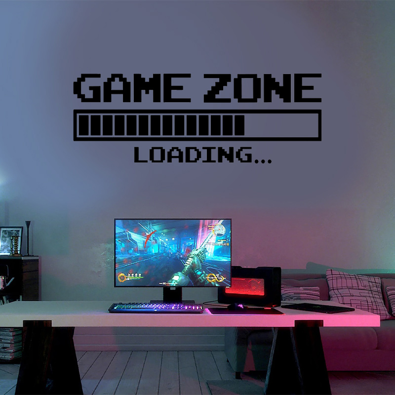 게임 존 레트로 로딩 월 아트 스티커, 게이머 비닐 데 - Retro Gaming Cabinet 리뷰 및 가격