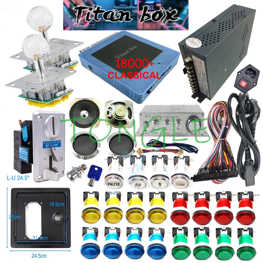 타이탄 박스 18000 + in 1 JAMMA 게임 키 - Arcade Button Kit 리뷰 및 가격